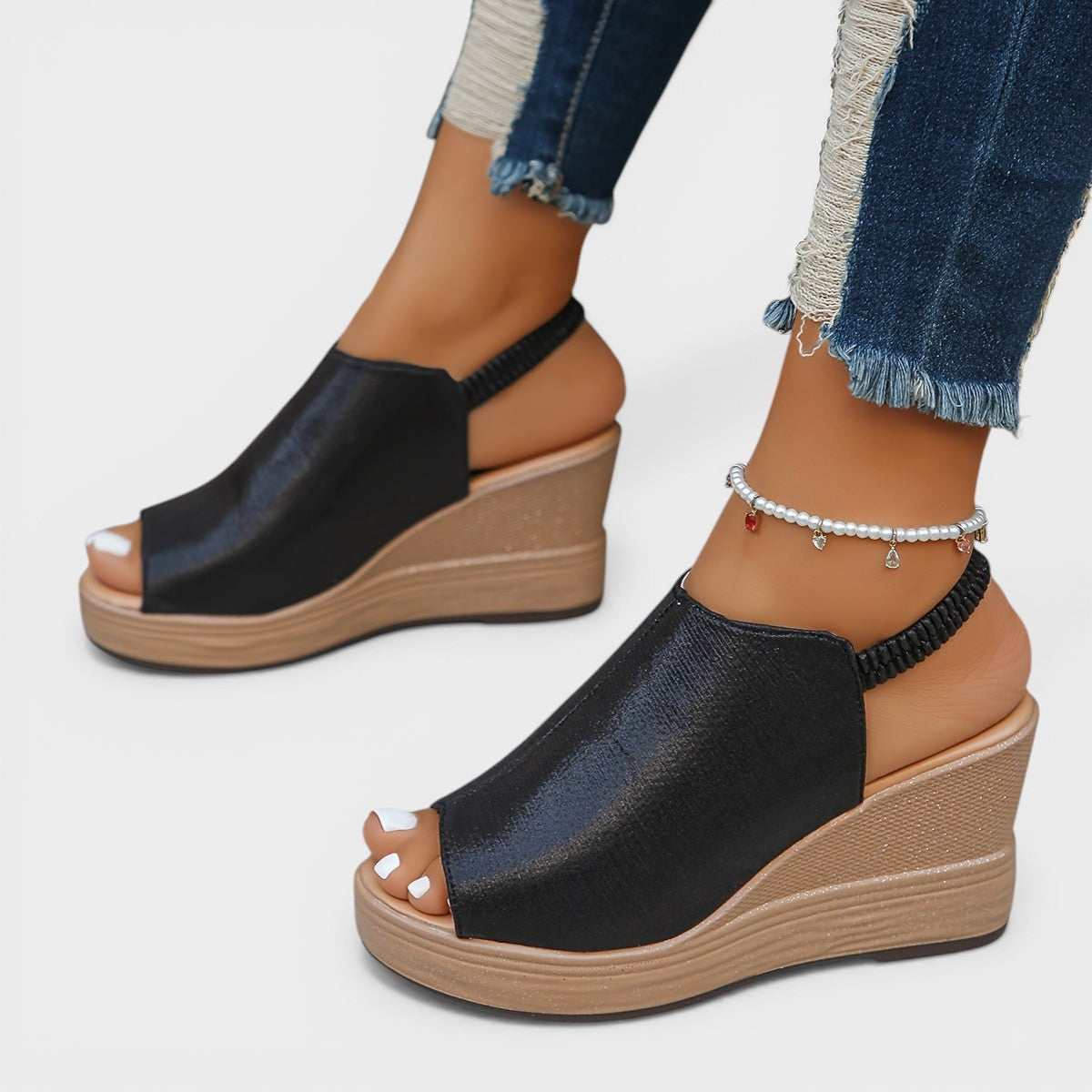 Laura | Sandalias cuña ortopédicas