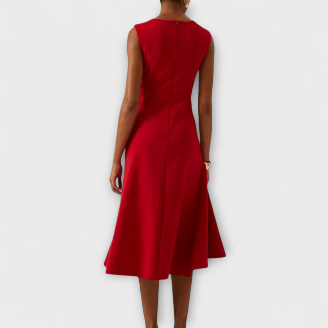 Marta | Vestido midi de verano para mujer sin mangas