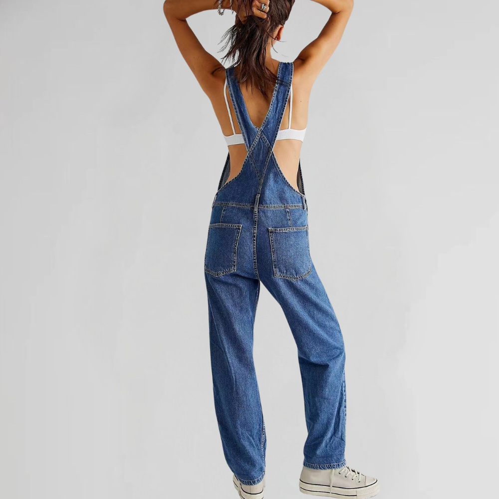 Zahara | Peto holgado para mujer con tirantes y bolsillos | Casual
