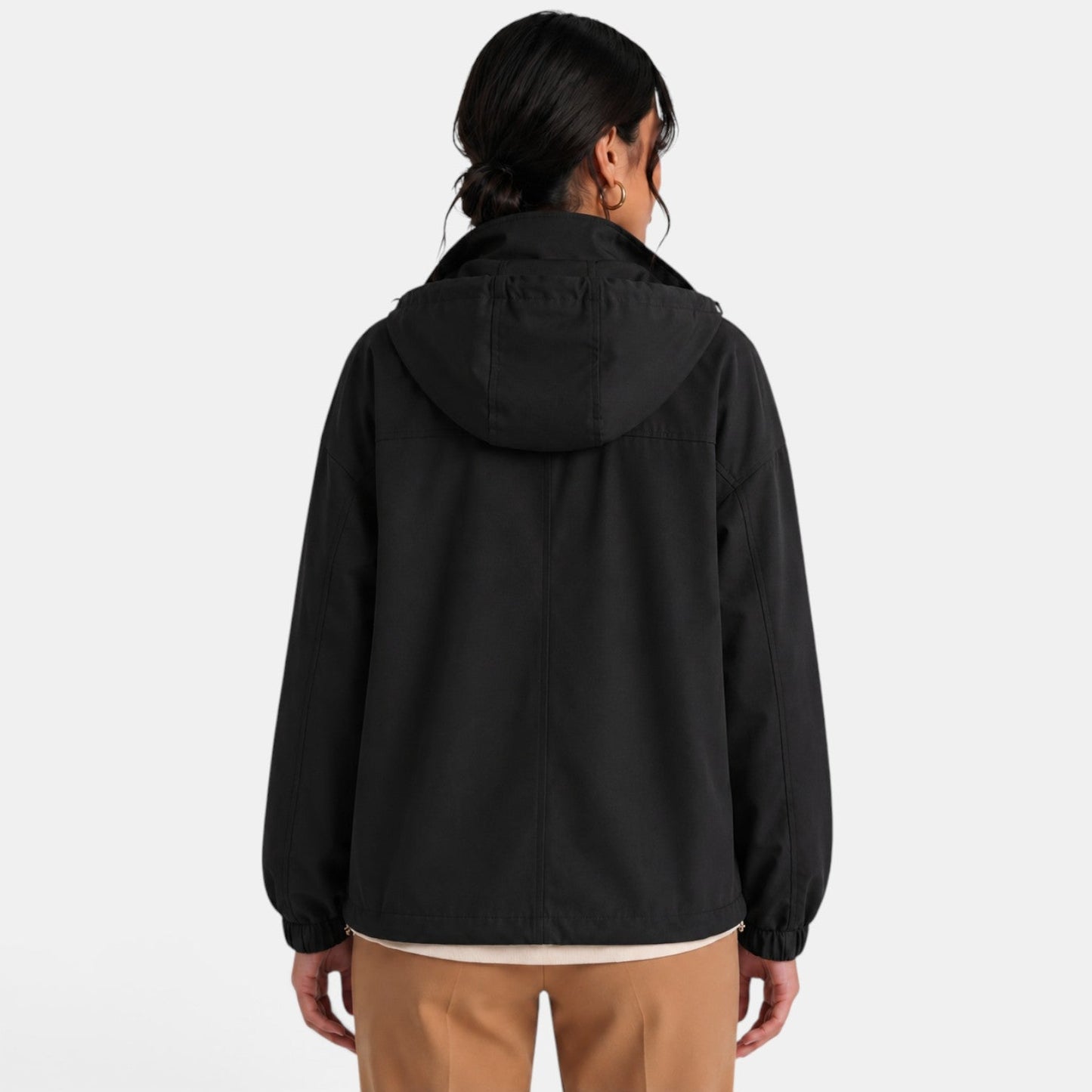 Chaqueta con capucha oversize para mujer