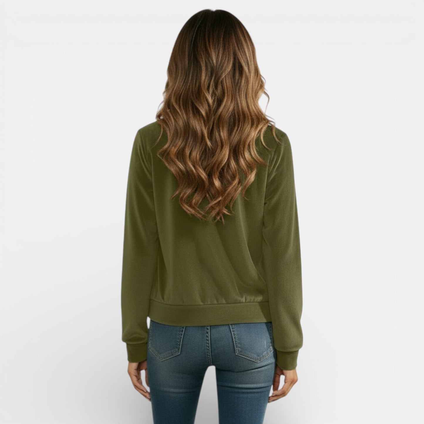Chaqueta de entretiempo para mujer con cremallera