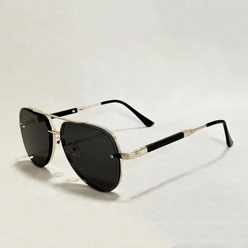 Gafas de Sol para Mujer con Montura Aviador y Doble Puente