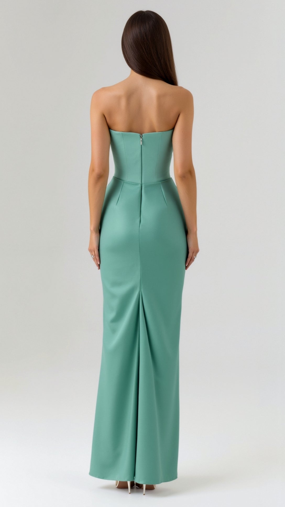 Florena | Vestido maxi de boda con silueta columna elegante para mujer