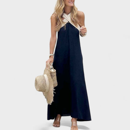 Fabiola | Vestido maxi elegante para mujer de verano
