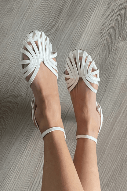 Vittoria™ | Sandalias Joyas Doradas