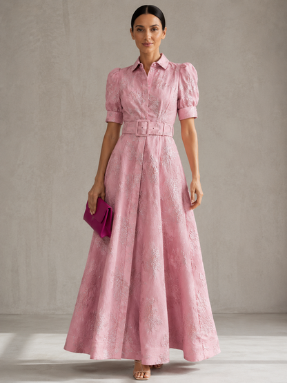 Aria | Vestido corto con mangas globo
