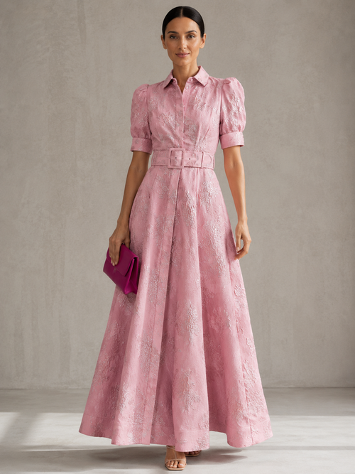 Aria | Vestido corto con mangas globo