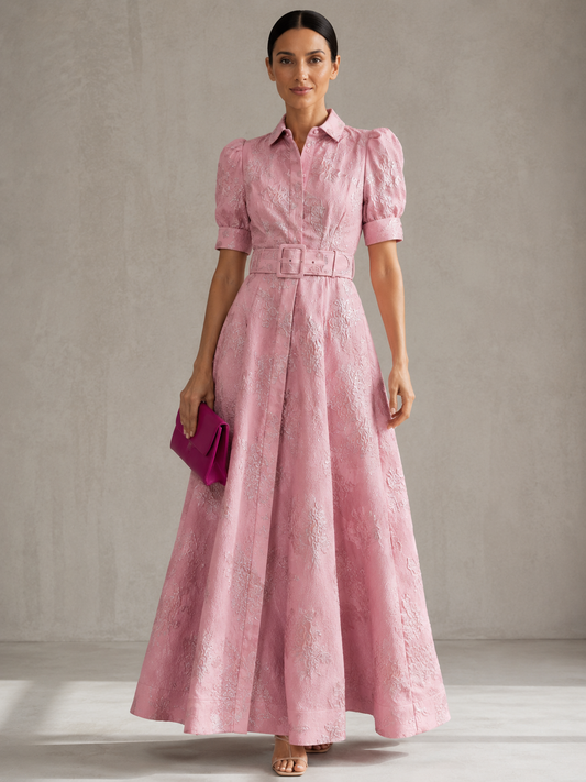 Aria | Vestido corto con mangas globo