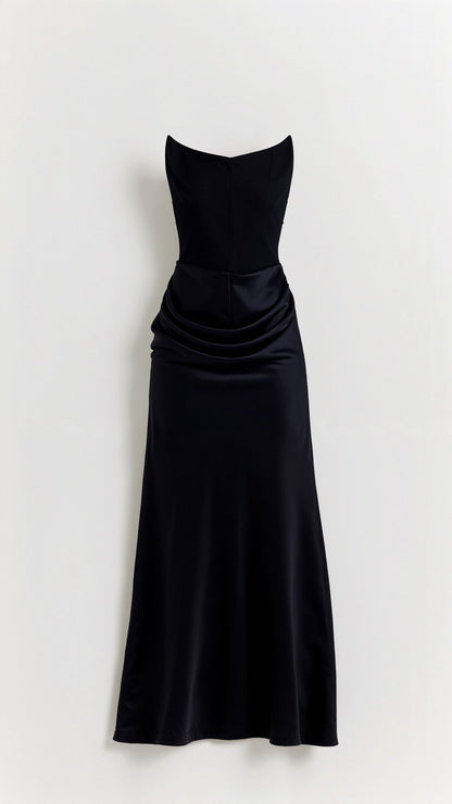 Florena | Vestido maxi de boda con silueta columna elegante para mujer