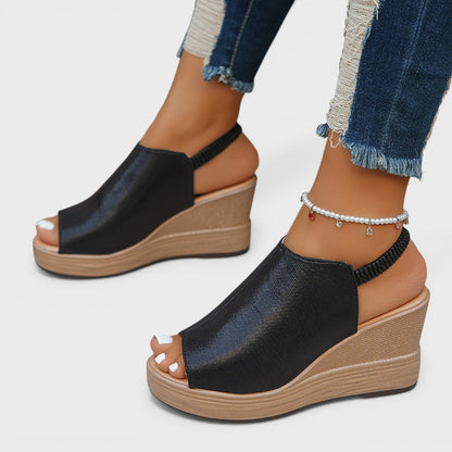 Laura | Sandalias cuña ortopédicas