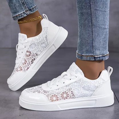 Encaje | Zapatillas de encaje floral