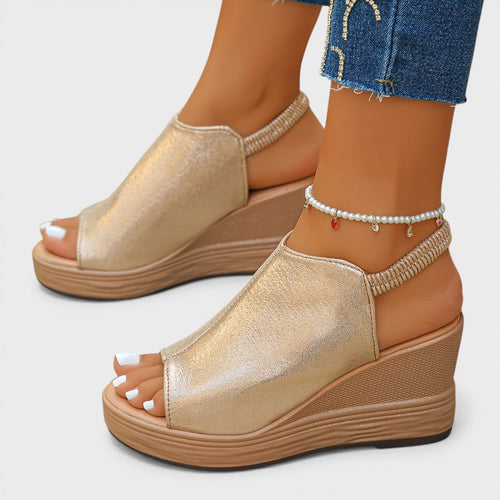 Laura | Sandalias cuña ortopédicas