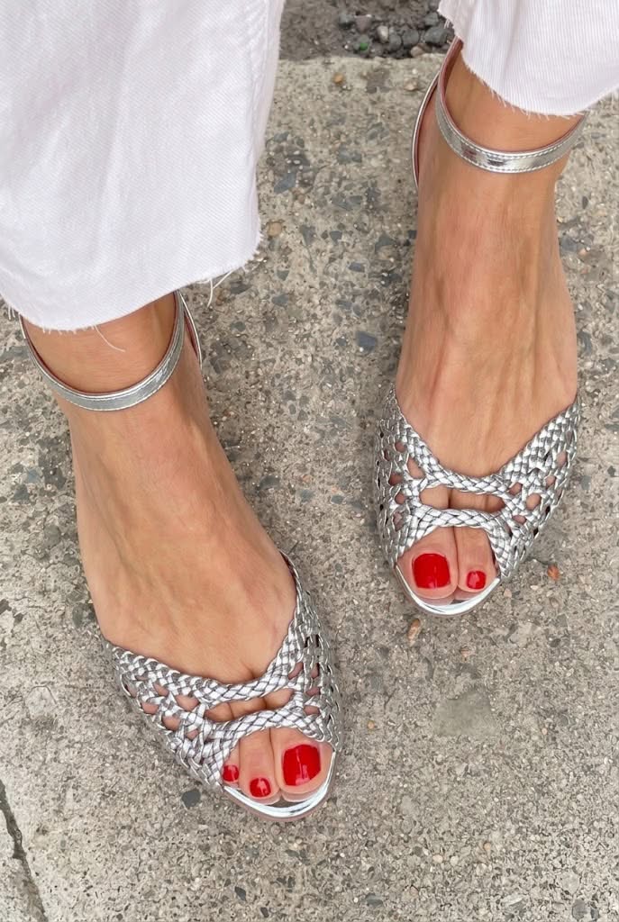 Isadora™ | Sandalias Trenzadas Doradas