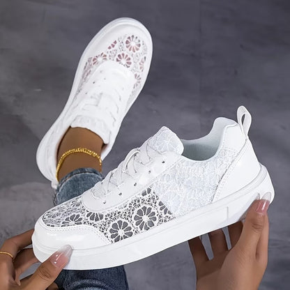 Encaje | Zapatillas de encaje floral