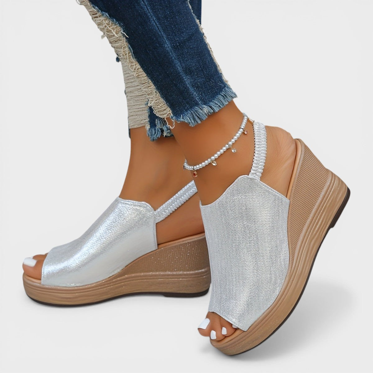Laura | Sandalias cuña ortopédicas