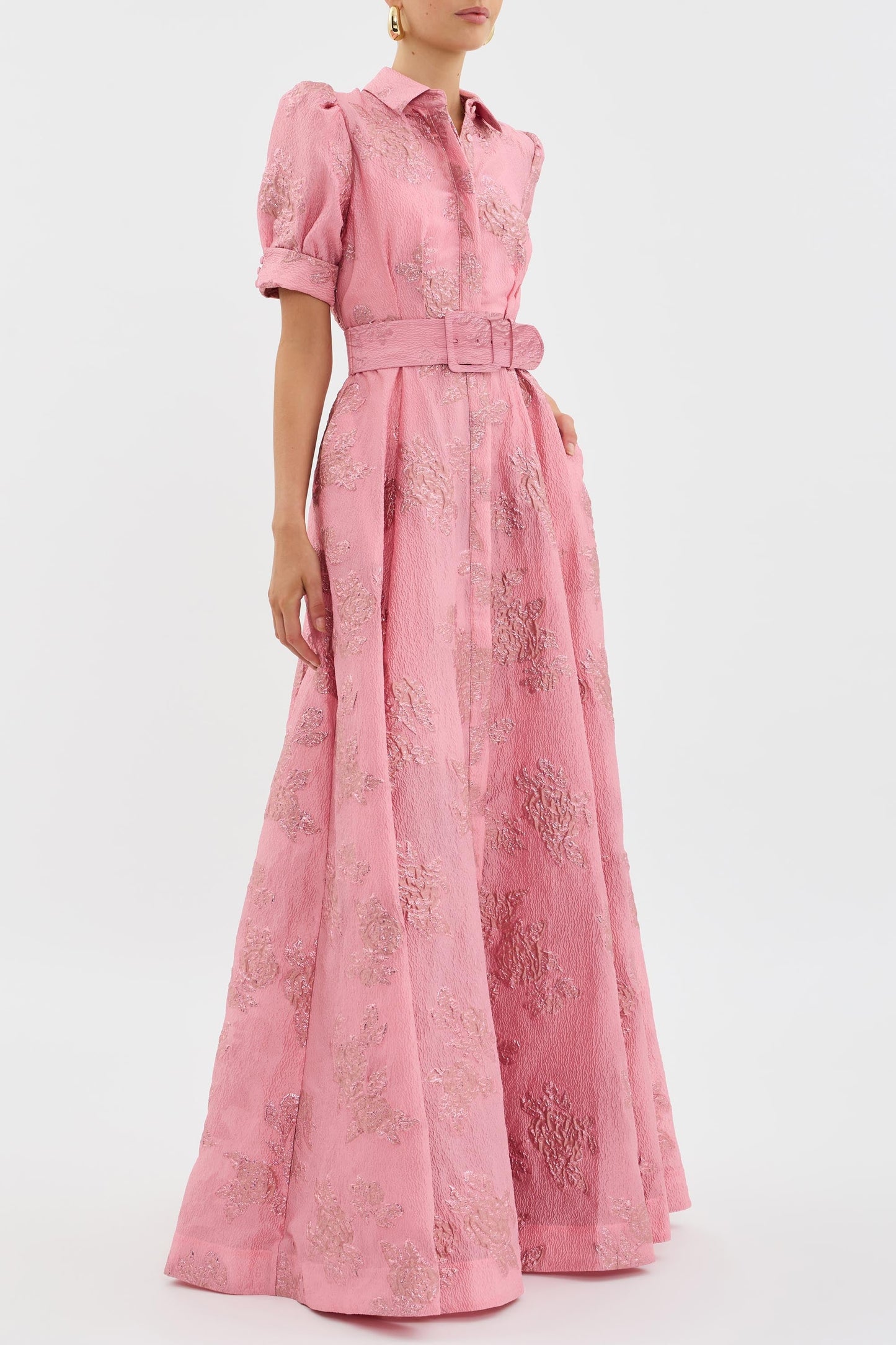 Aria | Vestido corto con mangas globo