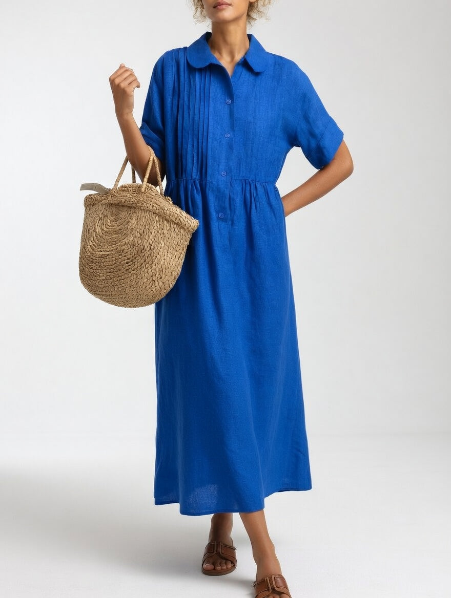 Lysandra™ — Vestido chemise fluido de verano