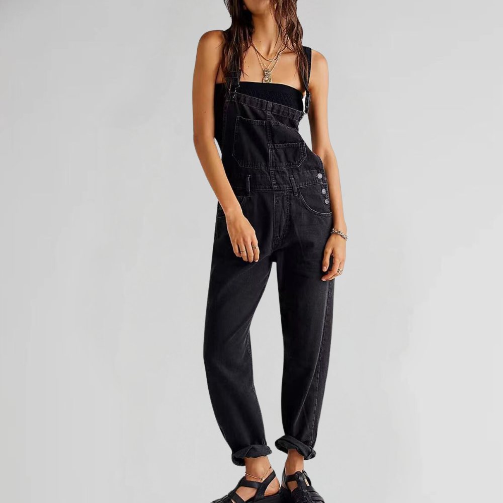 Zahara | Peto holgado para mujer con tirantes y bolsillos | Casual