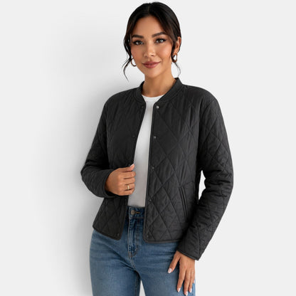 Chaqueta de algodón para mujer elegante en otoño