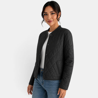 Chaqueta de algodón para mujer elegante en otoño