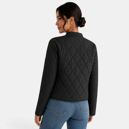 Chaqueta de algodón para mujer elegante en otoño
