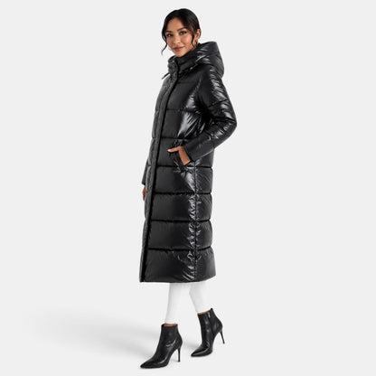 Abrigo de invierno impermeable para mujer