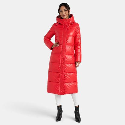 Abrigo de invierno impermeable para mujer