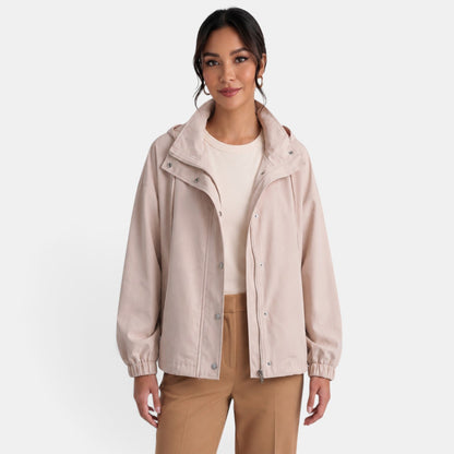 Chaqueta con capucha oversize para mujer