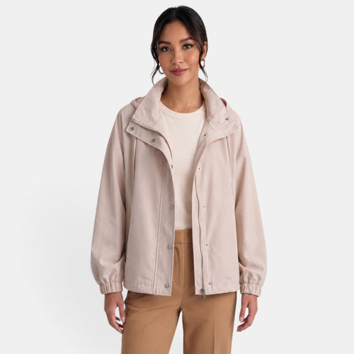 Chaqueta con capucha oversize para mujer