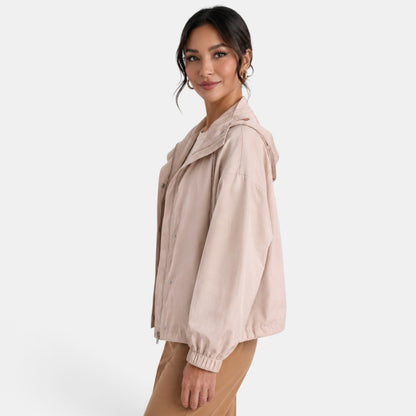 Chaqueta con capucha oversize para mujer