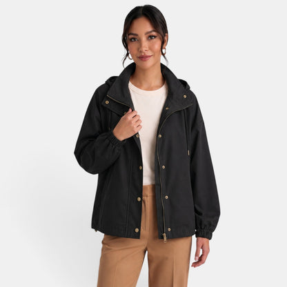 Chaqueta con capucha oversize para mujer