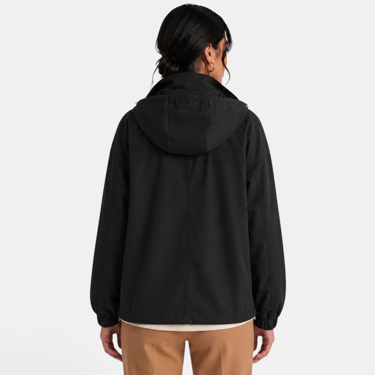 Chaqueta con capucha oversize para mujer