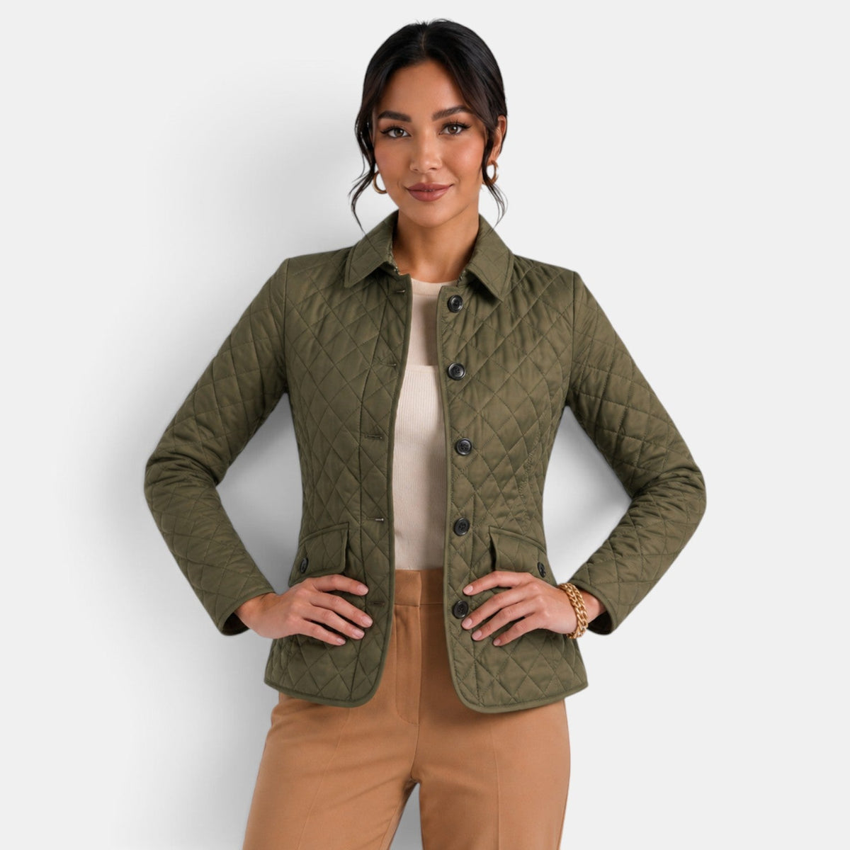 Chaqueta acolchada para mujer con estilo