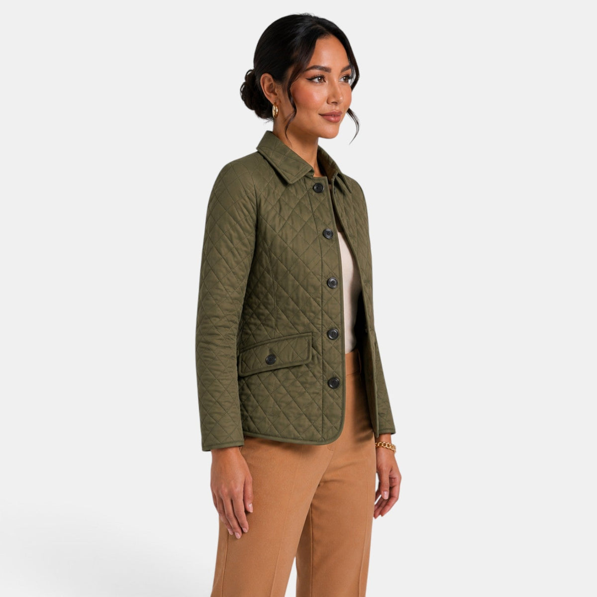 Chaqueta acolchada para mujer con estilo