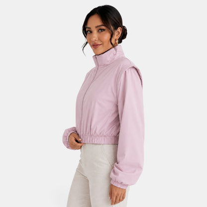 Chaqueta bomber de algodón para mujer