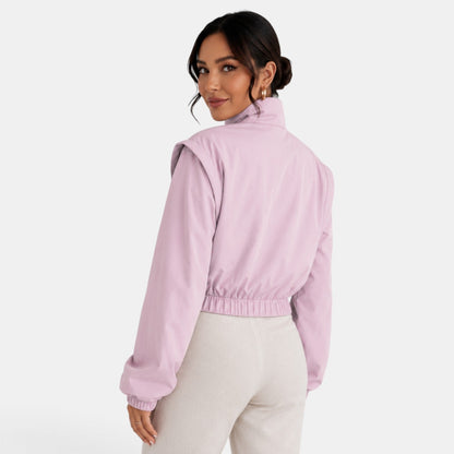 Chaqueta bomber de algodón para mujer