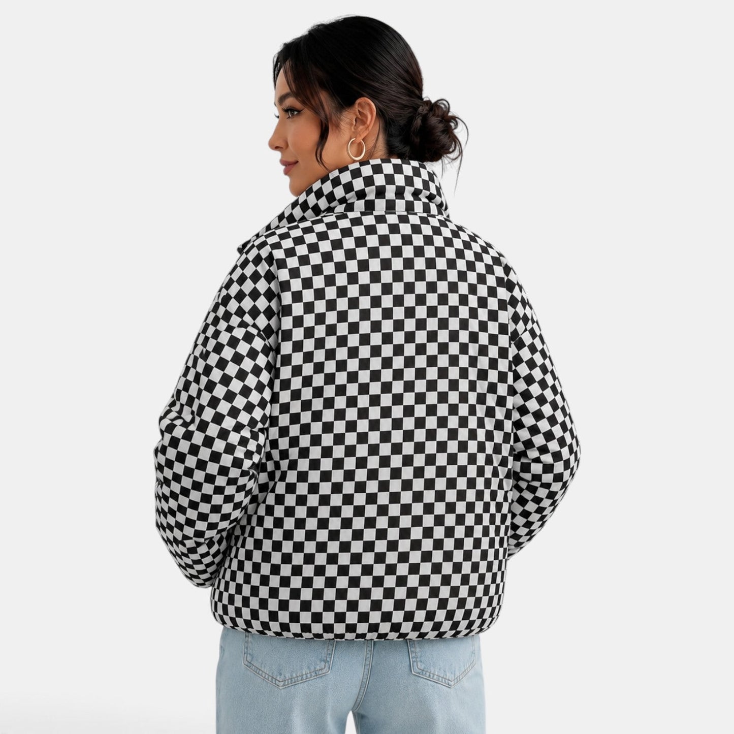 Chaqueta acolchada para mujer de otoño