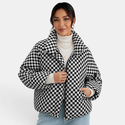 Chaqueta acolchada para mujer de otoño