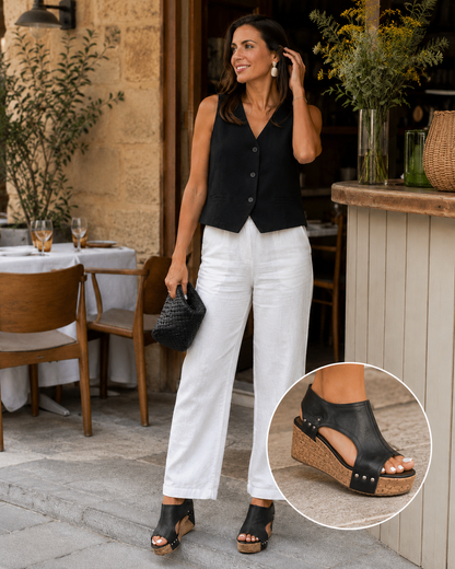 Melissa ™ —Sandalias cuña cómodas y elegantes