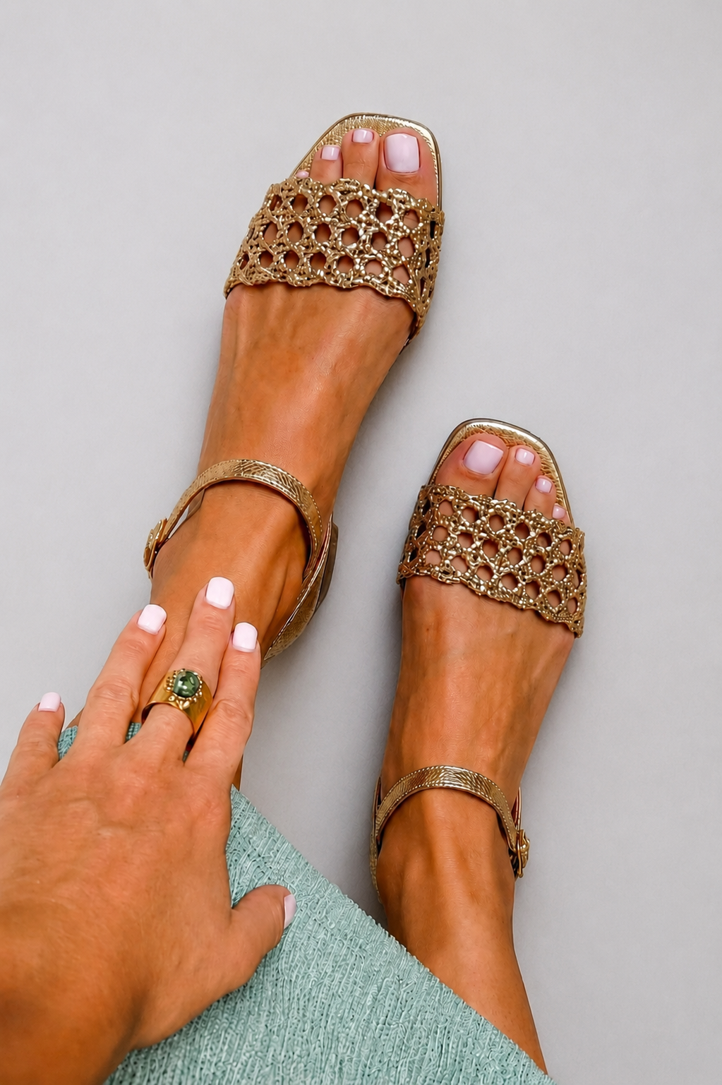 Aurora™ | Sandalias doradas Encantamiento de verano