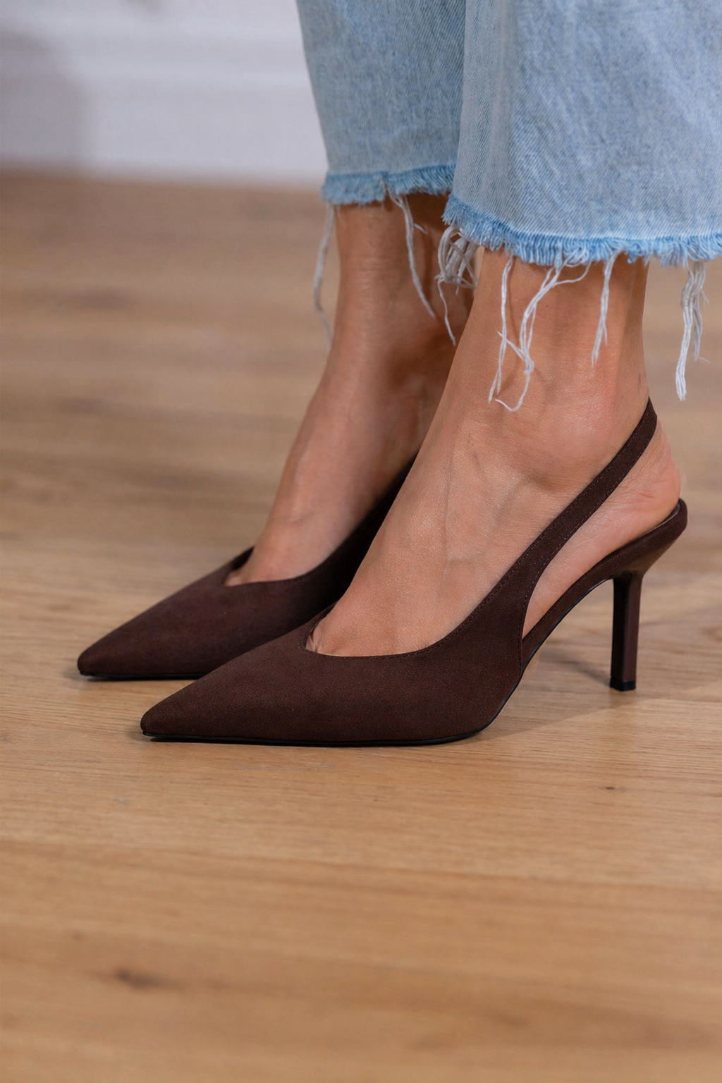 Marlena | Tacones Bajos Nude