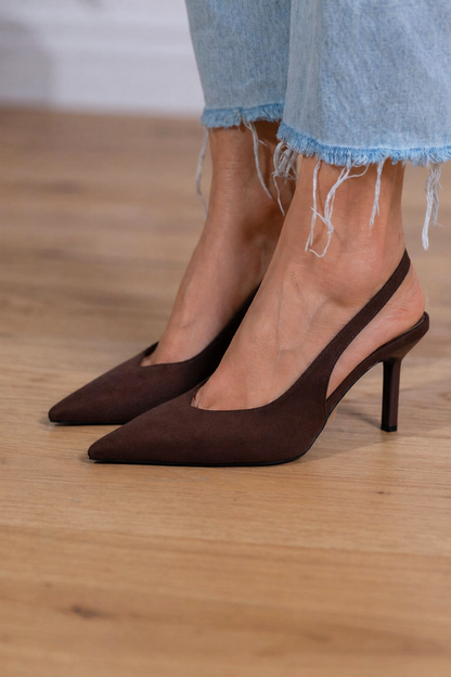Marlena | Tacones Bajos Nude