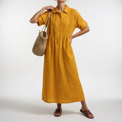 Lysandra™ — Vestido chemise fluido de verano