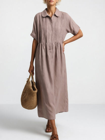 Lysandra™ — Vestido chemise fluido de verano