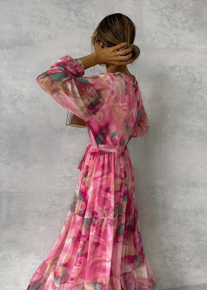 Hazel | Vestido envolvente con estampado floral