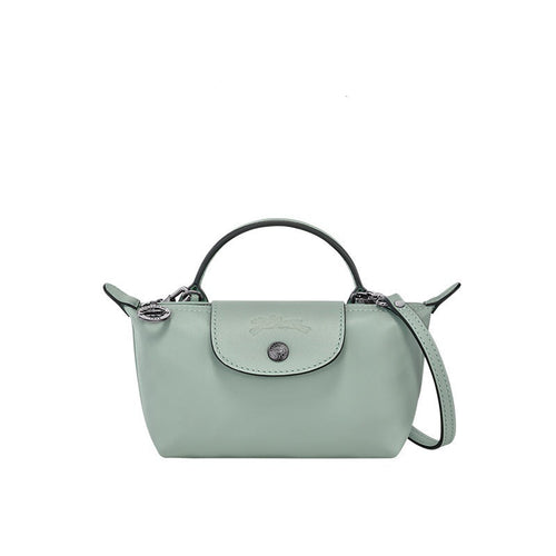 MINI BOLSO PARISIEN DE PIEL - AZUL CIELO