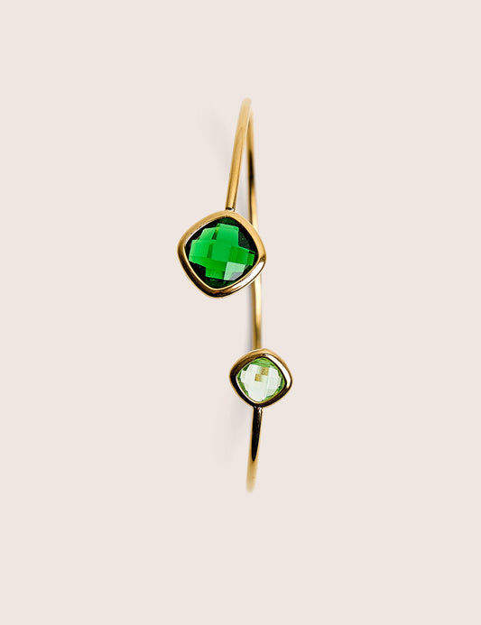 Pulsera de piedra esmeralda