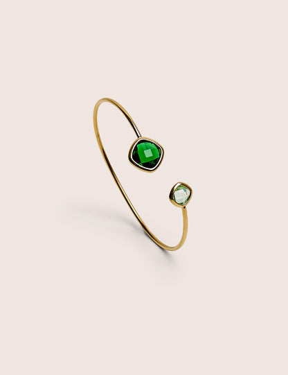 Pulsera de piedra esmeralda