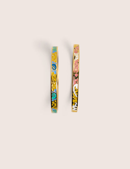 Pack de dos brazaletes estampados