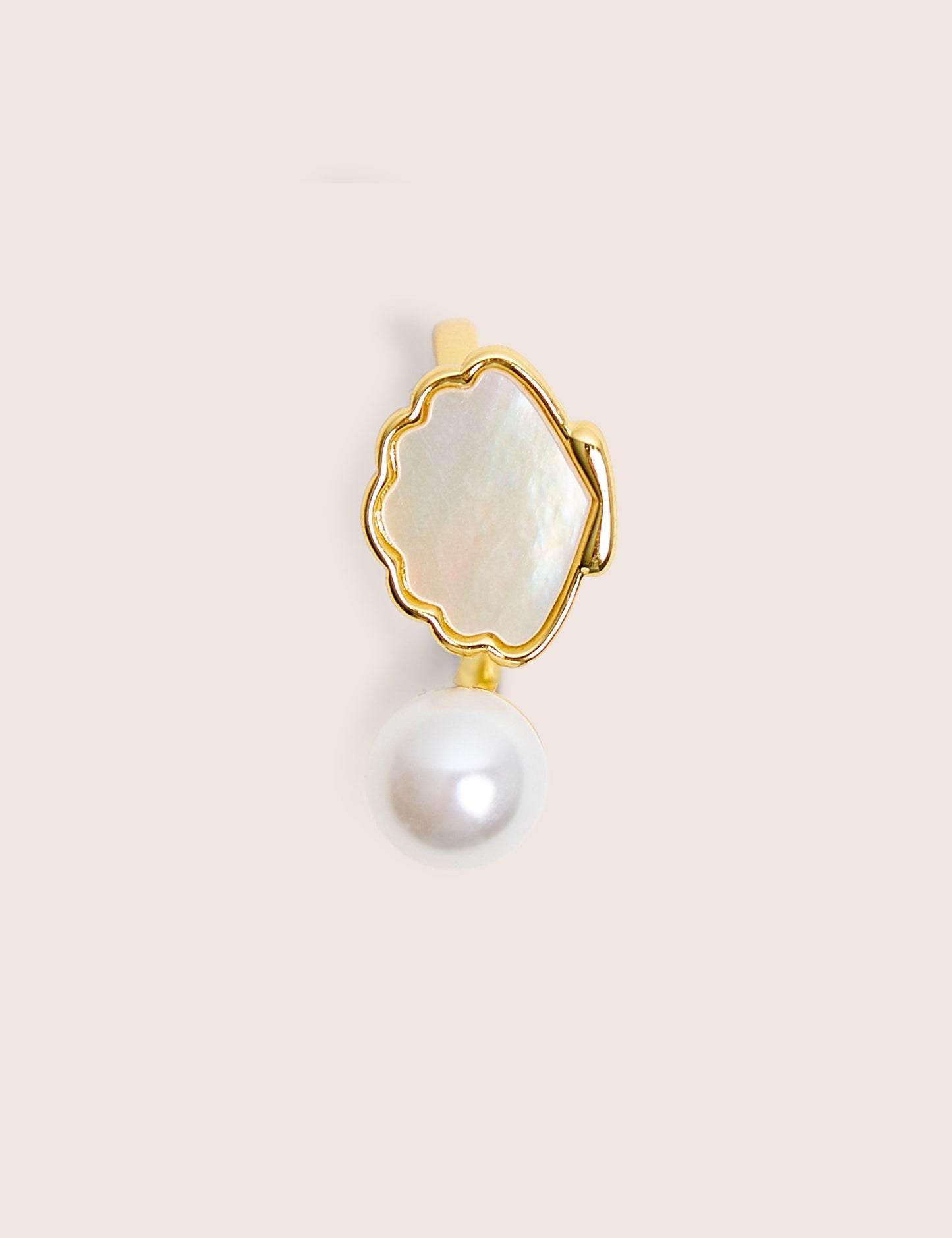 Anillo de perlas ajustable